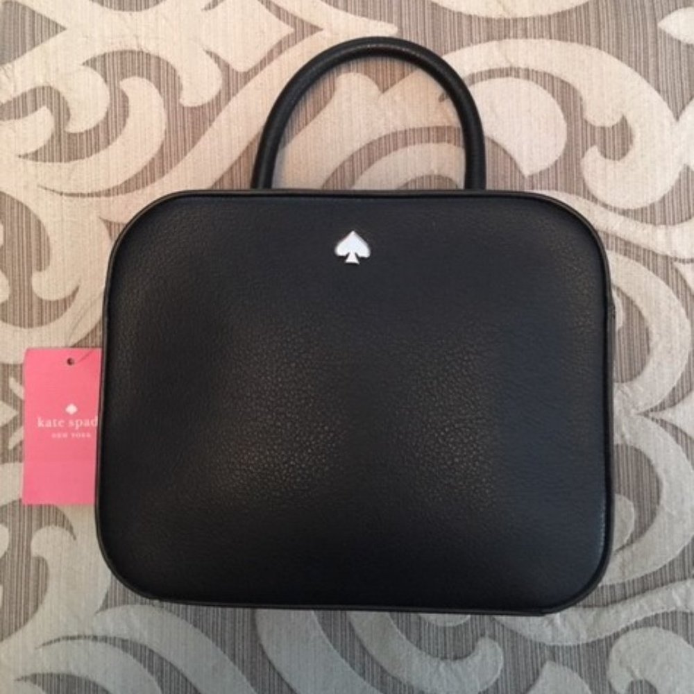 kate spade top handle camera bag - black